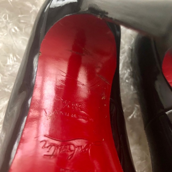 Christian Louboutin Pigalle 120 Black Patent - Picture 7 of 8